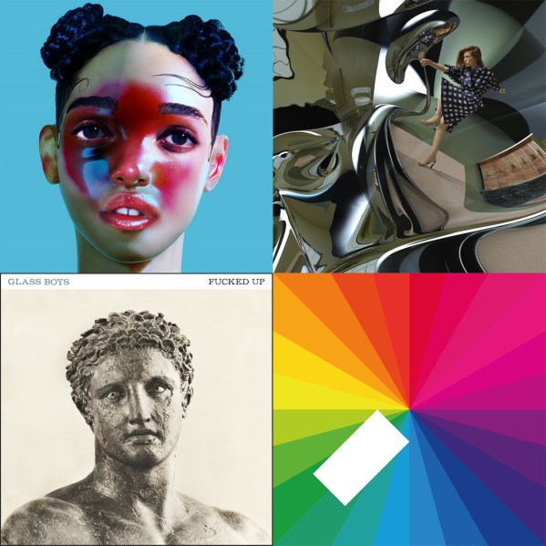 Top-right going clock wise: FKA twigs' 