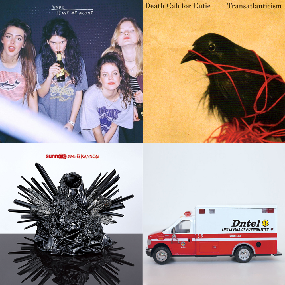 Hinds, Death Cab, Sunn O))), DNTEL and loads of new 45s available this week at Shuga Records Chicago